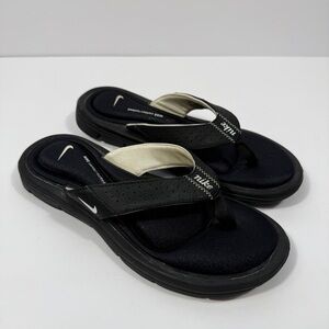 Nike Comfort Bed Black Flip Flop Sandals Womens 6 Shoe